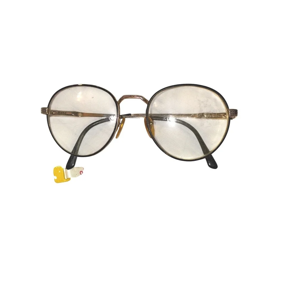 Vintage Polo Ralph Lauren Round P3 Eyeglasses Gold Wire Frame READ